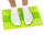 Schwedische Fuss Spike-Matte Green