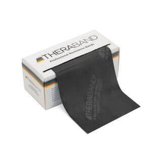 Theraband 5.5m - schwarz (spezialstark)